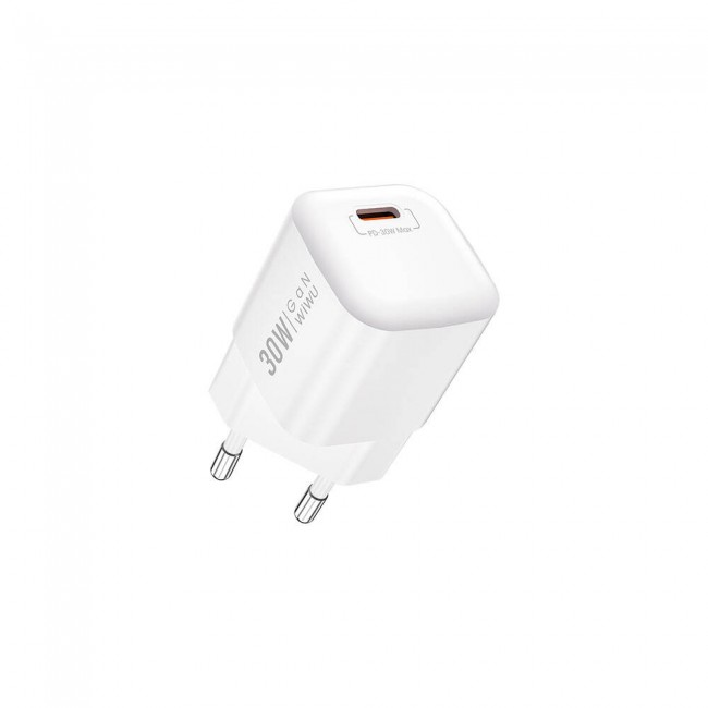 Wiwu Wi-U006 GaN Tech PD Hızlı Şarj Özellikli Seyahat Şarj Başlığı 30W Wiwu Wi-U006 GaN Tech PD Hızlı Şarj Özellikli Seyahat Şarj Başlığı 30W