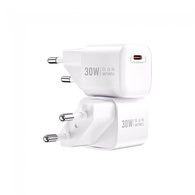 Wiwu Wi-U006 GaN Tech PD Hızlı Şarj Özellikli Seyahat Şarj Başlığı 30W Wiwu Wi-U006 GaN Tech PD Hızlı Şarj Özellikli Seyahat Şarj Başlığı 30W