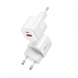 Wiwu Wi-U008 GaN Tech PD Hızlı Şarj Özellikli QC 3.0 Seyahat Şarj Başlığı 33W Wiwu Wi-U008 GaN Tech PD Hızlı Şarj Özellikli QC 3.0 Seyahat Şarj Başlığı 33W
