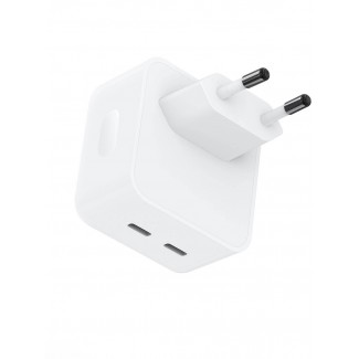 Wiwu Wi-U010 Comet Serisi Dual Type-C Hızlı Şarj Özellikli Seyahat Şarj Başlığı 35W Wiwu Wi-U010 Comet Serisi Dual Type-C Hızlı Şarj Özellikli Seyahat Şarj Başlığı 35W
