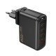 Wiwu Wi-U022W Warrior Serisi GaN Teknolojili 100W QC+PD Universal Hızlı Şarj Başlığı Wiwu Wi-U022W Warrior Serisi GaN Teknolojili 100W QC+PD Universal Hızlı Şarj Başlığı
