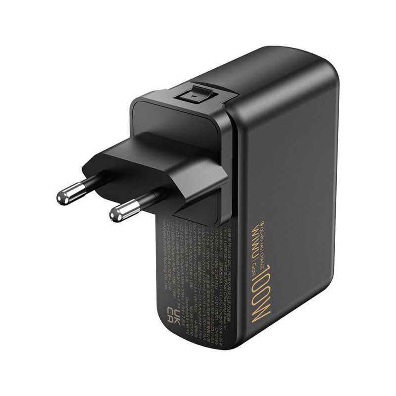 Bal-z Wiwu Wi-U022W Warrior Serisi GaN Teknolojili 100W QC+PD Universal Hızlı Şarj Başlığı