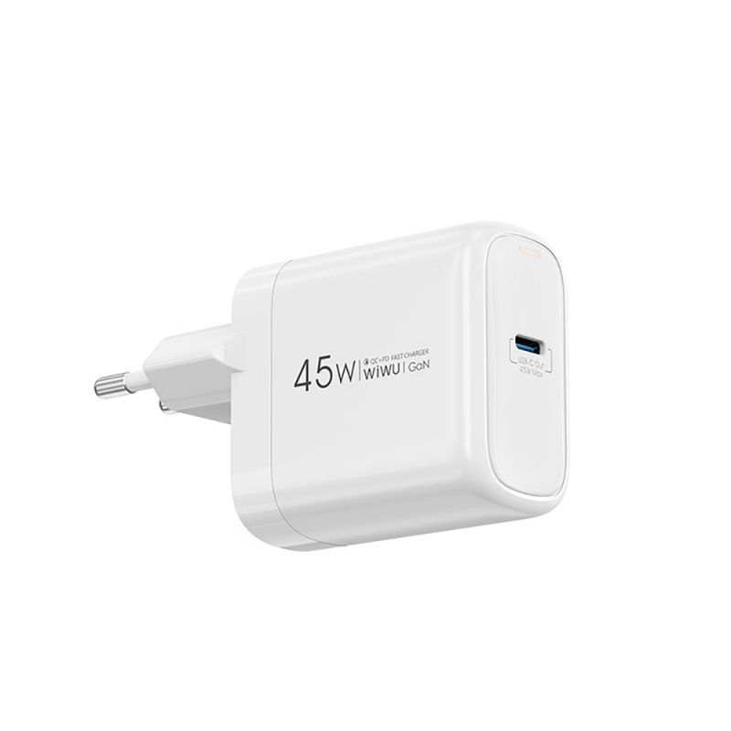 Bal-z Wiwu Wi-U035 GaN Tech PD Hızlı Şarj Özellikli QC 3.0 Şarj Başlığı 45W
