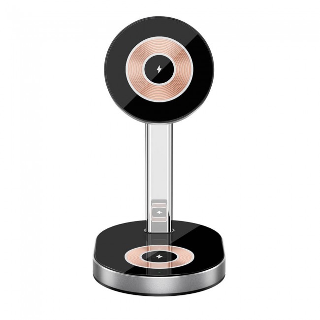 Wiwu Wi-W003 Light and Shadow 3in1 Hızlı Şarj Özellikli Magnetik Kablosuz Şarj Standı Wiwu Wi-W003 Light and Shadow 3in1 Hızlı Şarj Özellikli Magnetik Kablosuz Şarj Standı