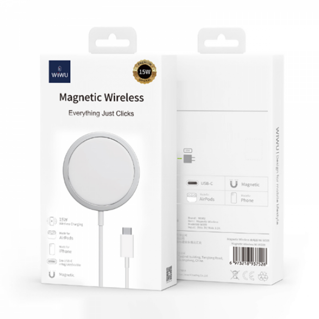 Wiwu Wi-W009 Interstellar 15W Hızlı Şarj Özellikli Magsafe PD Wireless Şarj Aleti Wiwu Wi-W009 Interstellar 15W Hızlı Şarj Özellikli Magsafe PD Wireless Şarj Aleti