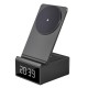 Wiwu Wi-W011 Platinum 3in1 Dijital Saatli ve Alarmlı Hızlı Şarj Özellikli Magnetik Kablosuz Şarj Standı Wiwu Wi-W011 Platinum 3in1 Dijital Saatli ve Alarmlı Hızlı Şarj Özellikli Magnetik Kablosuz Şarj Standı