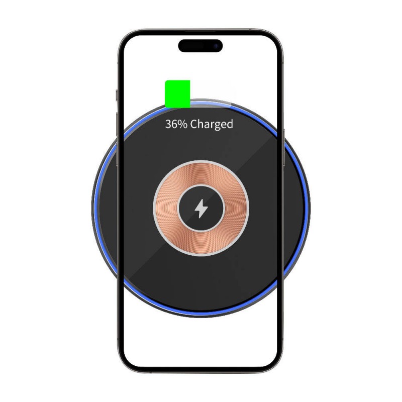 Bal-z Wiwu Wi-W013 Quantus 15W Hızlı Şarj Özellikli Masaüstü Wireless Şarj Aleti