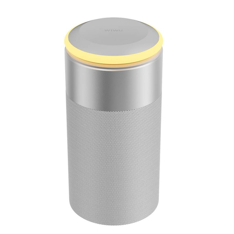 Bal-z Wiwu Wi-W022 Kablosuz Şarj Standlı Ambiyans Işıklı Bluetooth Speaker Hoparlör