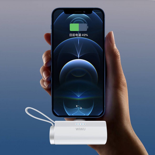 Wiwu Wi-W026 Capsule Serisi 2in1 Mini Taşınabilir Standlı Askılı Type-C PD Powerbank 5000mAh Wiwu Wi-W026 Capsule Serisi 2in1 Mini Taşınabilir Standlı Askılı Type-C PD Powerbank 5000mAh