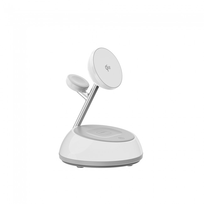 Wiwu Wi-W036 Qi2 3 in 1 Magnetik Hızlı Şarj Özellikli Ambiyans Işıklı Kablosuz Şarj Standı 15W Wiwu Wi-W036 Qi2 3 in 1 Magnetik Hızlı Şarj Özellikli Ambiyans Işıklı Kablosuz Şarj Standı 15W