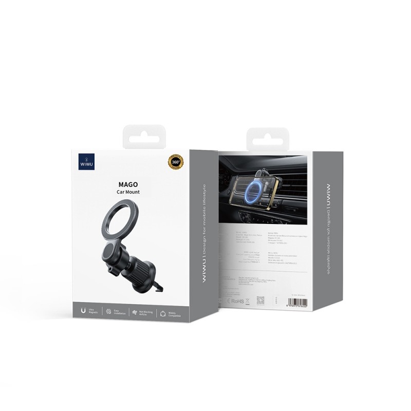 Bal-z Wiwu Wi-W051 Havalandırma Tasarım Magnetic Araç Telefon Tutucu