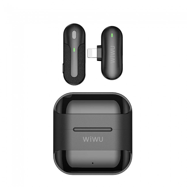 Wiwu Wi-WM001 Lightning Şarj Portlu Kablosuz Yaka Mikrofonu Wiwu Wi-WM001 Lightning Şarj Portlu Kablosuz Yaka Mikrofonu