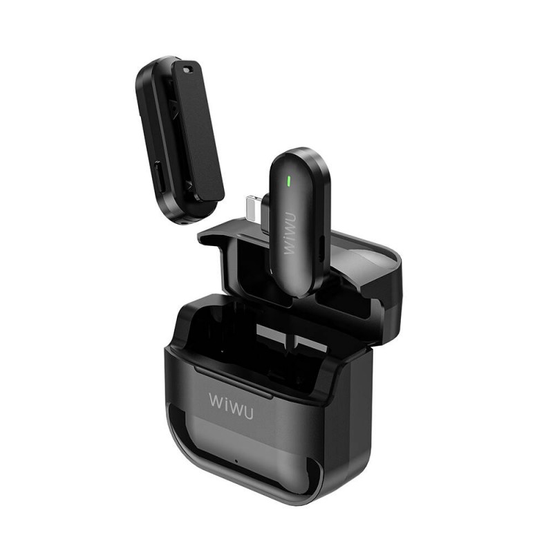 Bal-z Wiwu Wi-WM001 Lightning Şarj Portlu Kablosuz Yaka Mikrofonu