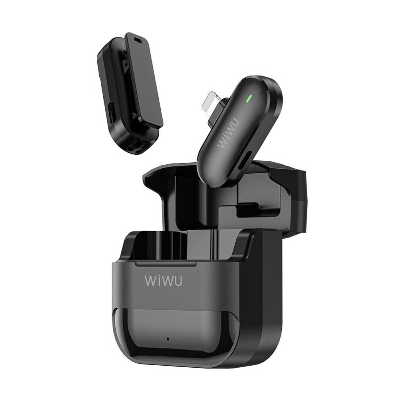 Bal-z Wiwu Wi-WM001 Lightning Şarj Portlu Kablosuz Yaka Mikrofonu