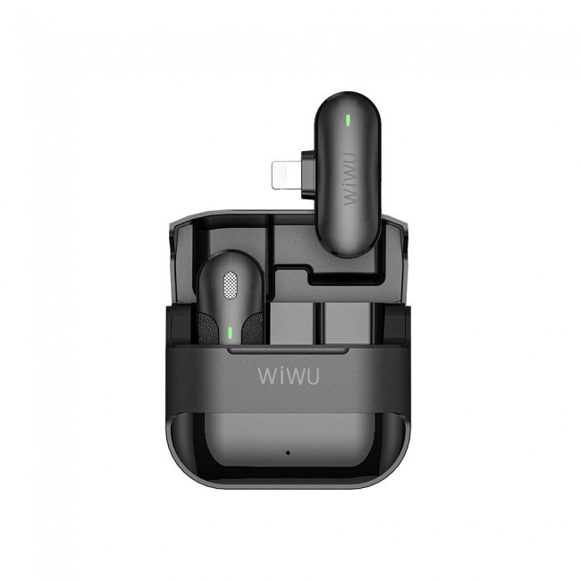 Wiwu Wi-WM001 Lightning Şarj Portlu Kablosuz Yaka Mikrofonu Wiwu Wi-WM001 Lightning Şarj Portlu Kablosuz Yaka Mikrofonu