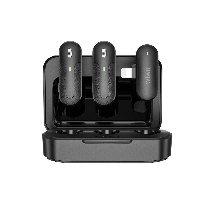 Bal-z Wiwu Wi-WM002 Lightning Şarj Portlu Kablosuz Yaka Mikrofonu