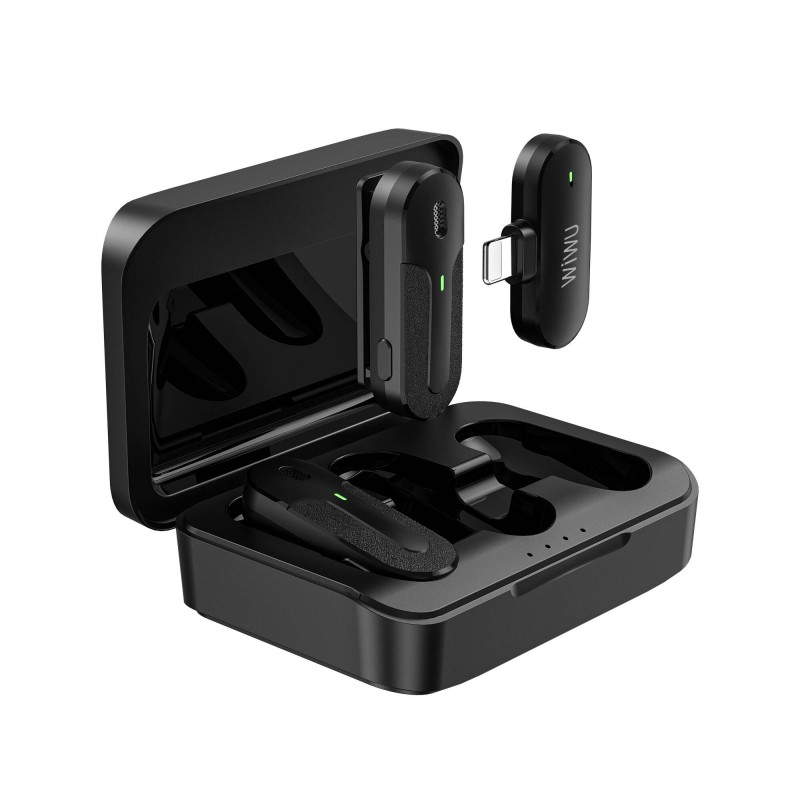 Bal-z Wiwu Wi-WM002 Lightning Şarj Portlu Kablosuz Yaka Mikrofonu