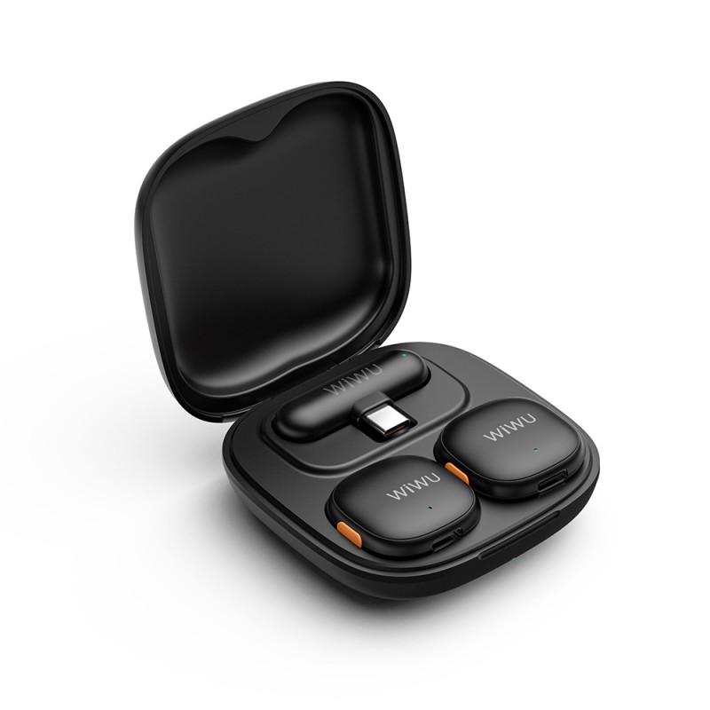 Bal-z Wiwu Wi-WM006 2in1 Type-C Portlu Yapay Zeka Destekli ANC Özellikli Kablosuz Yaka Mikrofonu