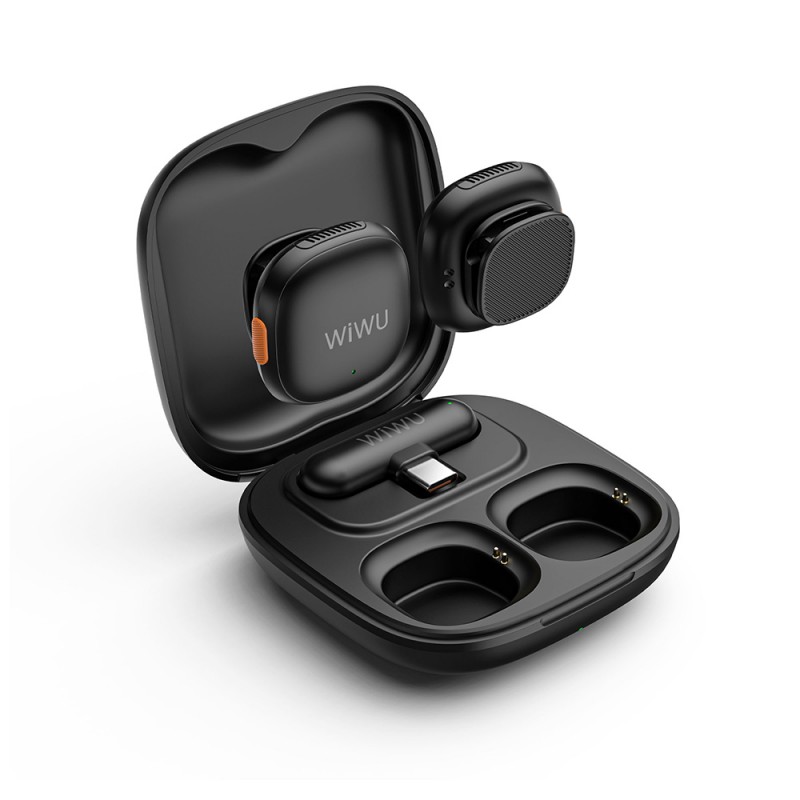 Bal-z Wiwu Wi-WM006 2in1 Type-C Portlu Yapay Zeka Destekli ANC Özellikli Kablosuz Yaka Mikrofonu