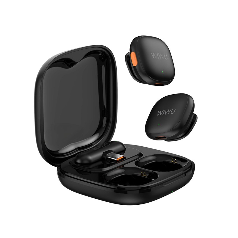 Bal-z Wiwu Wi-WM006 2in1 Type-C Portlu Yapay Zeka Destekli ANC Özellikli Kablosuz Yaka Mikrofonu