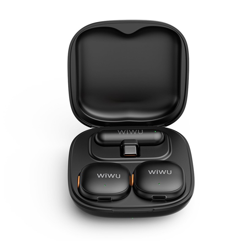 Bal-z Wiwu Wi-WM006 2in1 Type-C Portlu Yapay Zeka Destekli ANC Özellikli Kablosuz Yaka Mikrofonu