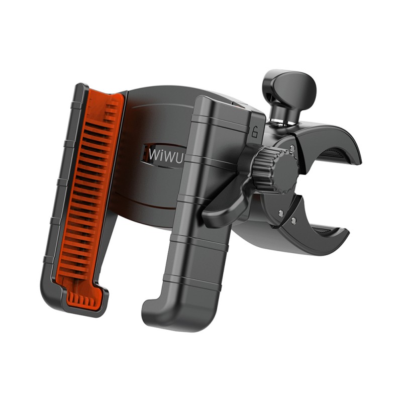Bal-z Wiwu Wi-ZC002 Sarsıntı Önleyici 360° Derece Dönebilen Ayarlanabilir Motosiklet ve Bisiklet Telefon Tutucu