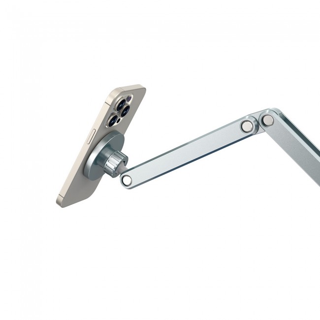 Wiwu Wi-ZM001 Ayarlanabilir Oynar Başlıklı 360° Dönebilen Metal Telefon ve Tablet Tutucu Wiwu Wi-ZM001 Ayarlanabilir Oynar Başlıklı 360° Dönebilen Metal Telefon ve Tablet Tutucu