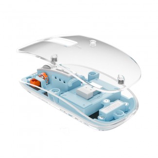Wiwu WM105 Crystal RGB Led Işıklandırmalı Şeffaf Tasarım Mouse Wiwu WM105 Crystal RGB Led Işıklandırmalı Şeffaf Tasarım Mouse