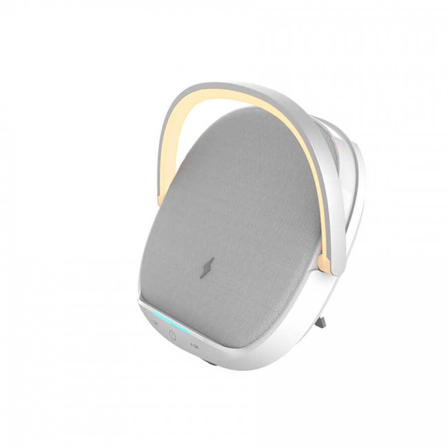 Wiwu Y1 Gece Lambalı Ve Kablosuz Şarj Standlı Bluetooth Speaker Hoparlör Wiwu Y1 Gece Lambalı Ve Kablosuz Şarj Standlı Bluetooth Speaker Hoparlör