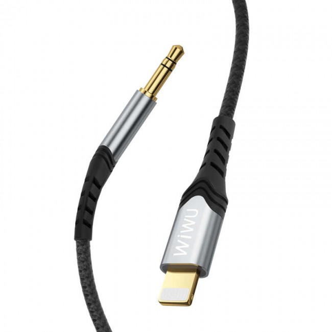 Wiwu YP-02 Lightning To Aux Audio Kablo Wiwu YP-02 Lightning To Aux Audio Kablo