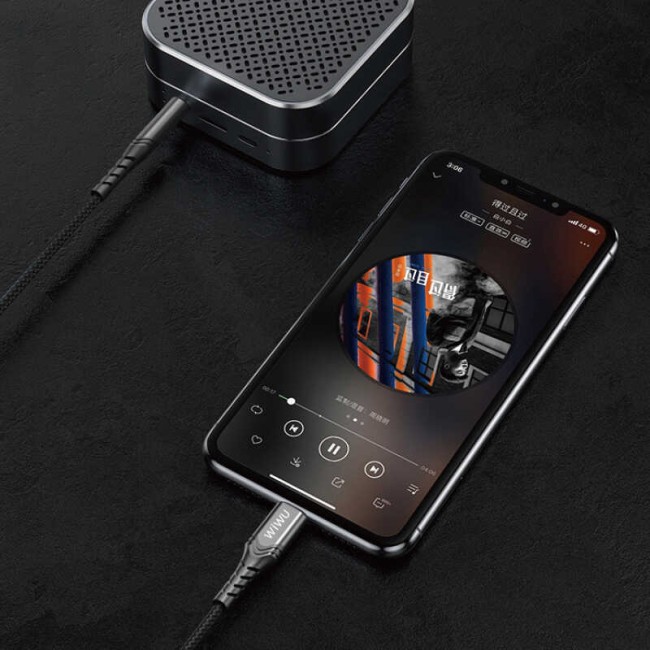 Wiwu YP-02 Lightning To Aux Audio Kablo Wiwu YP-02 Lightning To Aux Audio Kablo
