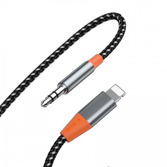 Wiwu YP06 Lightning To 3.5mm Aux Audio Ses Kablosu 1.2M Wiwu YP06 Lightning To 3.5mm Aux Audio Ses Kablosu 1.2M