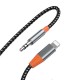 Wiwu YP06 Lightning To 3.5mm Aux Audio Ses Kablosu 1.2M Wiwu YP06 Lightning To 3.5mm Aux Audio Ses Kablosu 1.2M