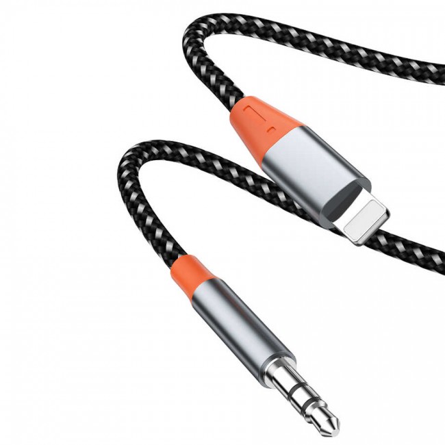 Wiwu YP06 Lightning To 3.5mm Aux Audio Ses Kablosu 1.2M Wiwu YP06 Lightning To 3.5mm Aux Audio Ses Kablosu 1.2M