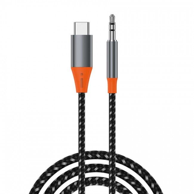 Wiwu YP07 Type-C To 3.5mm Aux Audio Ses Kablosu 1.2M Wiwu YP07 Type-C To 3.5mm Aux Audio Ses Kablosu 1.2M