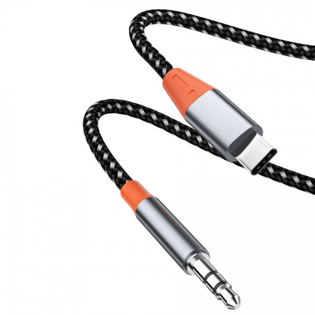 Wiwu YP07 Type-C To 3.5mm Aux Audio Ses Kablosu 1.2M Wiwu YP07 Type-C To 3.5mm Aux Audio Ses Kablosu 1.2M