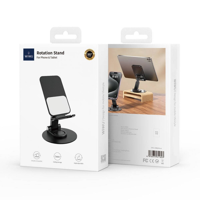 Bal-z Wiwu ZM011 Taşınabilir Katlanabilir 360 Dönebilen Metal Telefon ve Tablet Standı