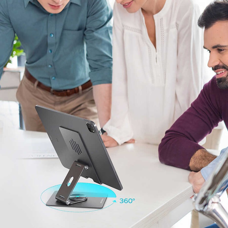 Bal-z Wiwu ZM106 Taşınabilir Katlanabilir 360 Dönebilen Metal Telefon ve Tablet Standı