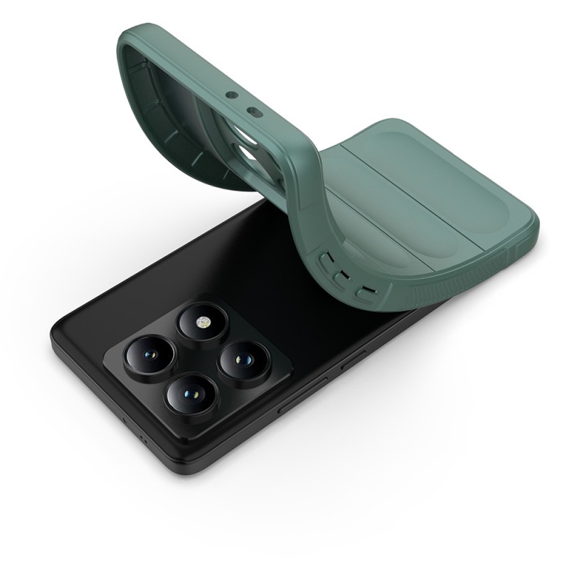 Bal-z Xiaomi 14T Pro Kılıf Esnek TPU Oyuklu Arka Yüzey Tasarımlı Zore Etnik Silikon Kapak