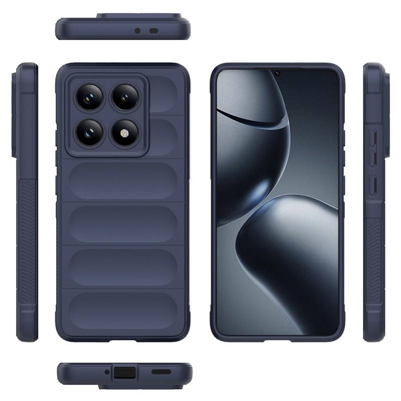 Bal-z Xiaomi 14T Pro Kılıf Esnek TPU Oyuklu Arka Yüzey Tasarımlı Zore Etnik Silikon Kapak