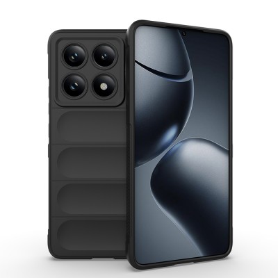 Xiaomi 14T Pro Kılıf Esnek TPU Oyuklu Arka Yüzey Tasarımlı Zore Etnik Silikon Kapak