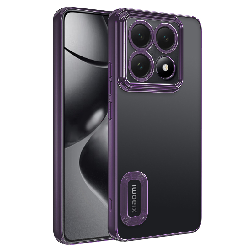 Bal-z Xiaomi 14T Pro Kılıf Kamera Korumalı Logo Gösteren Zore Omega Kapak