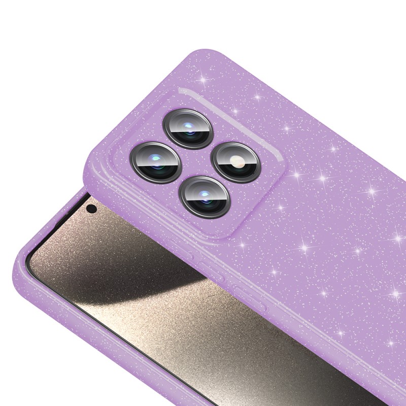 Bal-z Xiaomi 14T Pro Kılıf Kamera Korumalı Simli Lüks Zore Koton Kapak