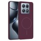 Xiaomi 14T Pro Kılıf M-safe Şarj Özellikli Zore Ruby Sert Kapak Xiaomi 14T Pro Kılıf M-safe Şarj Özellikli Zore Ruby Sert Kapak