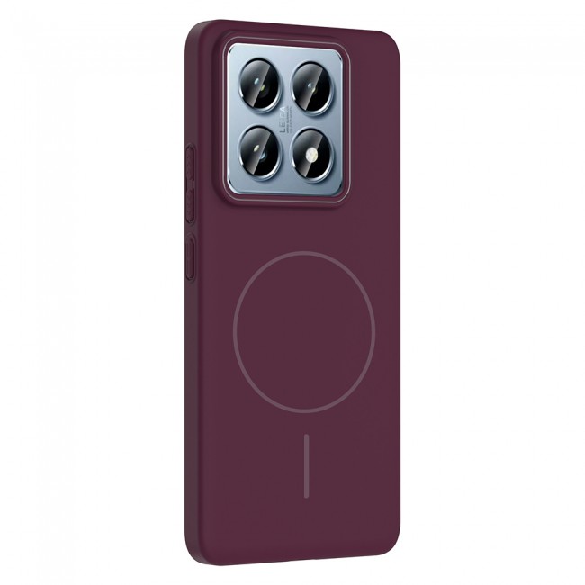 Xiaomi 14T Pro Kılıf M-safe Şarj Özellikli Zore Ruby Sert Kapak Xiaomi 14T Pro Kılıf M-safe Şarj Özellikli Zore Ruby Sert Kapak
