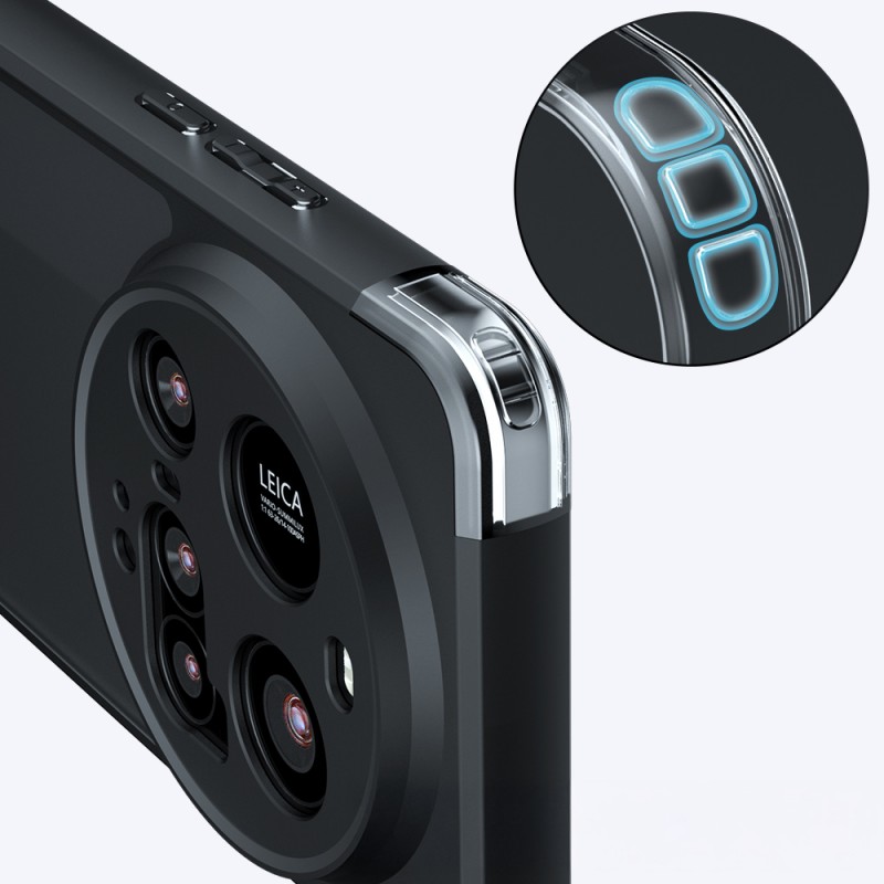 Bal-z Xiaomi 15 Ultra Kılıf Kamera Korumalı Şeffaf Arka Yüzey  New Roll Kapak