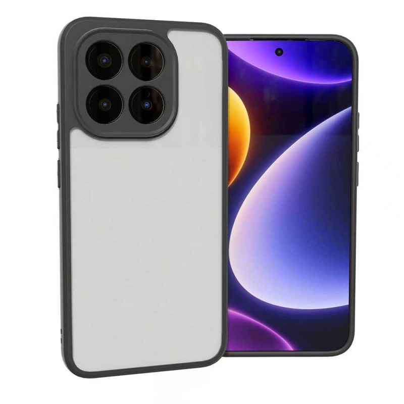 Bal-z Xiaomi 15T Kılıf Kamera Korumalı Şeffaf Arka Yüzey  New Roll Kapak