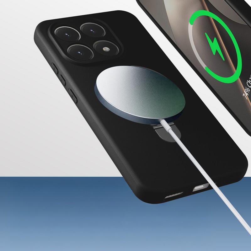 Bal-z Xiaomi 15T Kılıf M-safe Şarj Özellikli Standlı Zore Samara Kapak