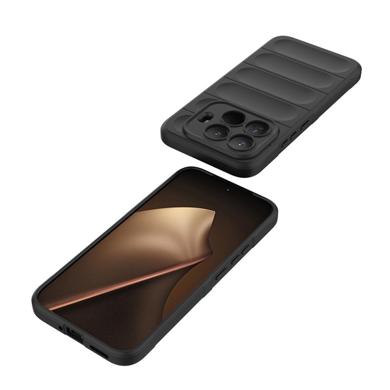 Bal-z Xiaomi 15T Pro Kılıf Esnek TPU Oyuklu Arka Yüzey Tasarımlı  Etnik Silikon Kapak