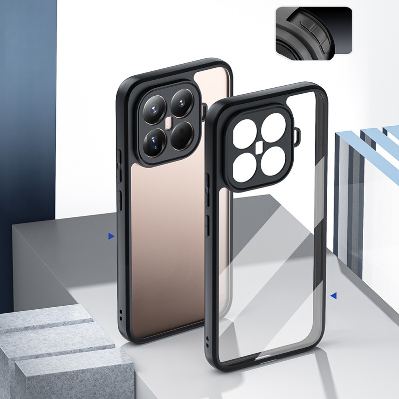 Bal-z Xiaomi 15T Pro Kılıf Kamera Korumalı Şeffaf Arka Yüzey  New Roll Kapak